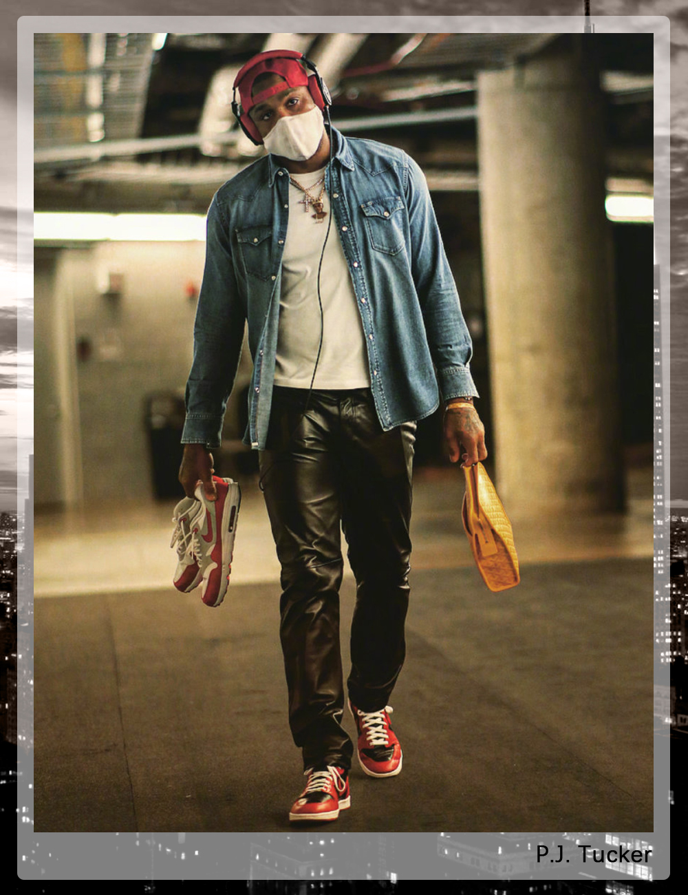 NBA球员通道「牛仔夹克」穿搭示范单品推介