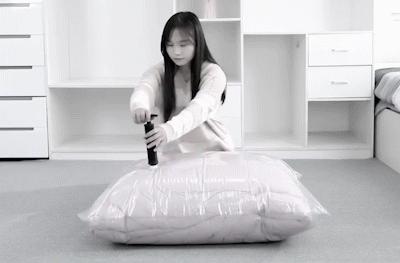 老罗压缩袋,老罗带货真空压缩袋