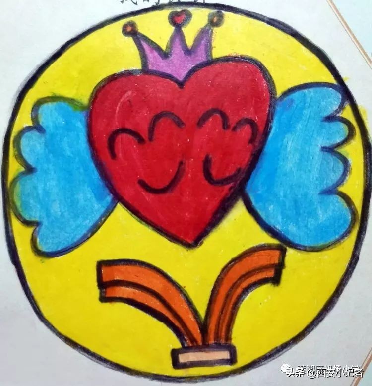 四年级班徽设计超越自我,班徽设计小学三年级五班