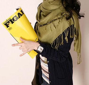 围巾编织开头结尾花式,系花式围巾的方法