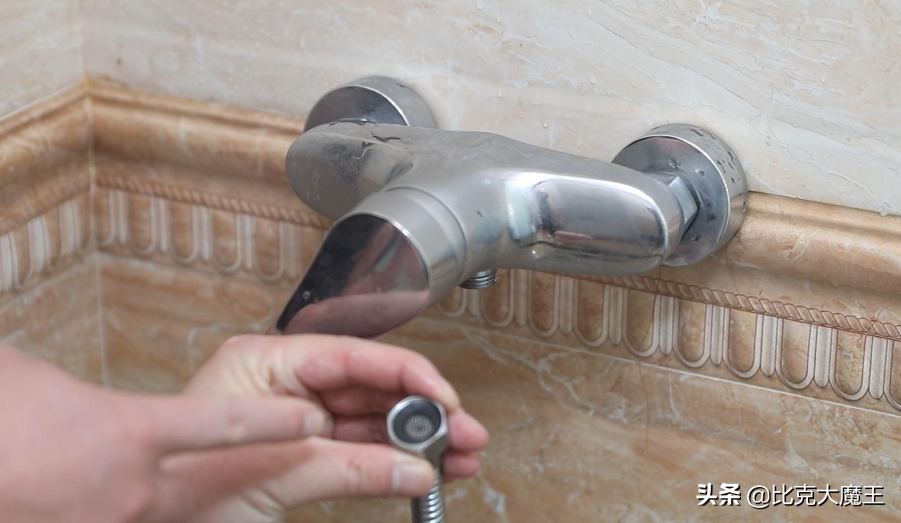 热水器喷头花洒清理,热水器花洒喷头偶尔滴水