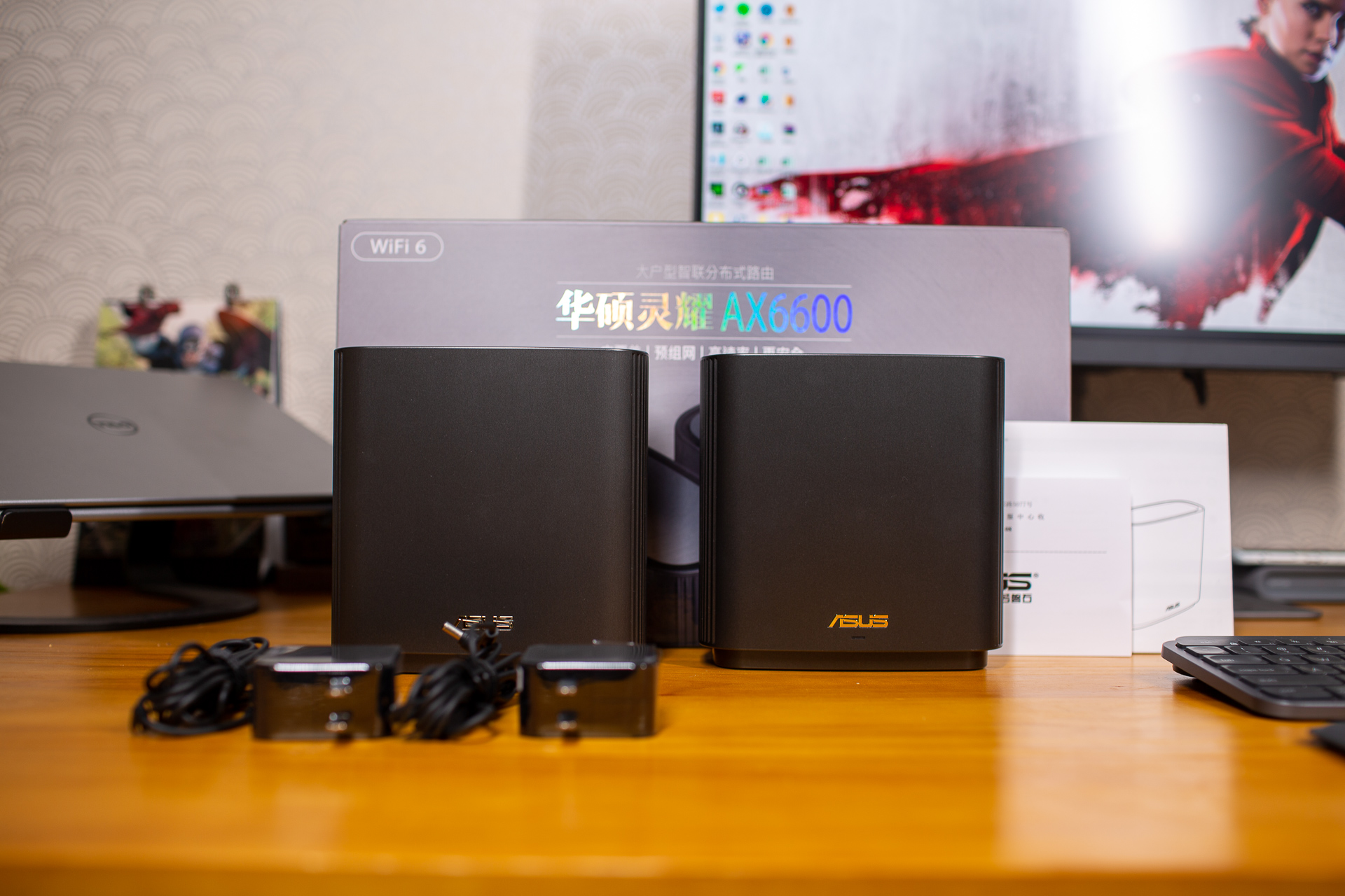 华硕灵耀ax6600有线mesh组网,华硕灵耀AX6600路由器