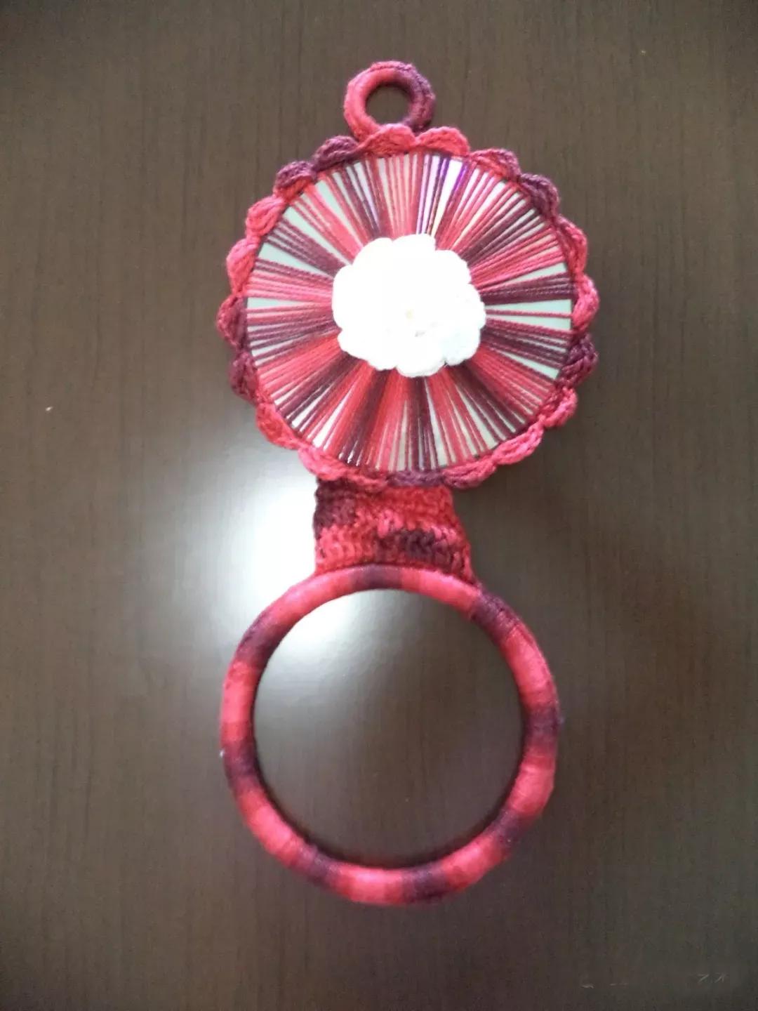 废旧光盘钩针收纳,可以钩什么物件好看又实用