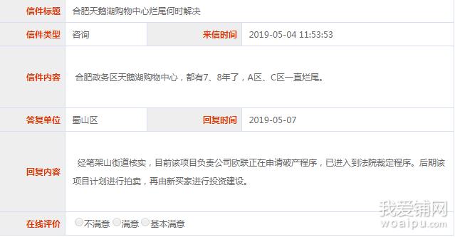 合肥最大烂尾商业综合体将被拍卖,合肥地产破产最新消息
