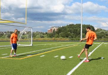 停球地滚球教学,停球高空球