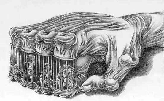 暗黑风格绘画人物素描,暗黑系插画100幅