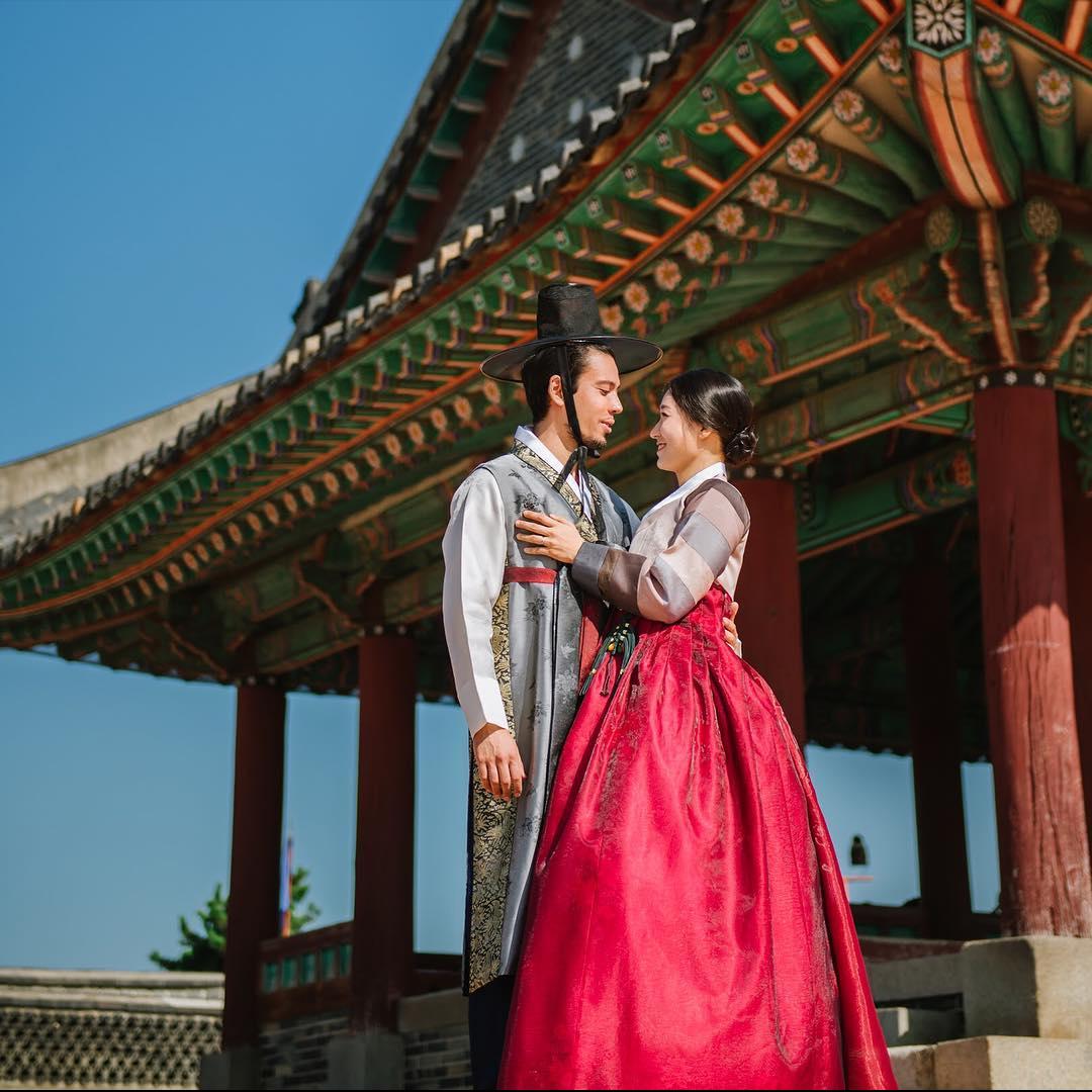 神秘森林精灵婚纱照,神秘苗族风婚纱照