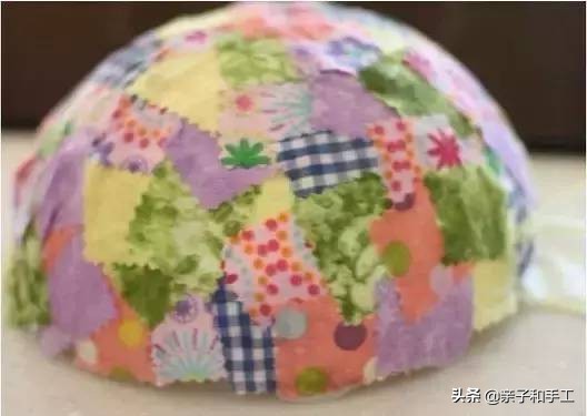 幼儿园气球手工贴画,创意手工气球印画