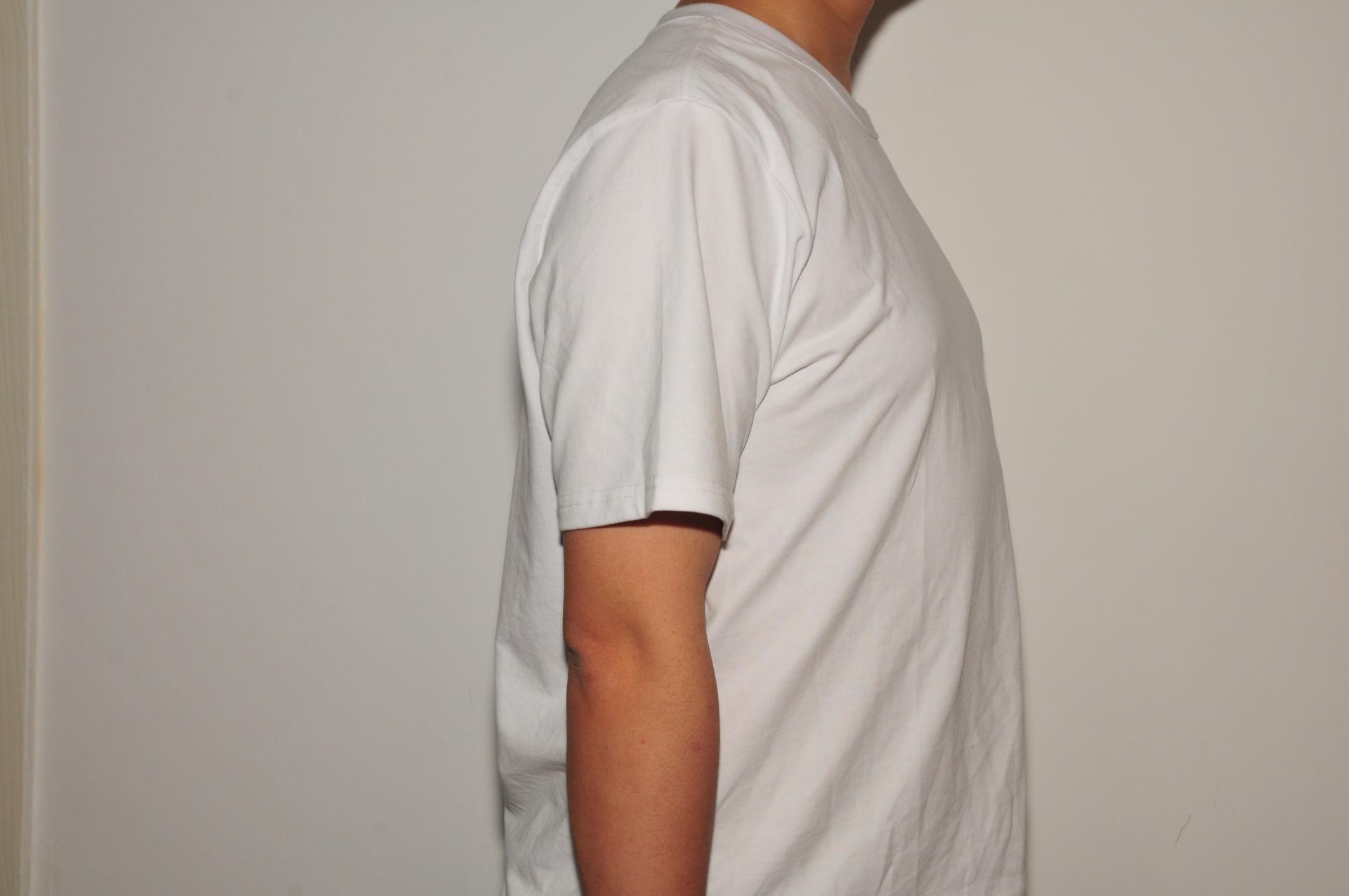 重磅t恤和普通t恤区别试穿,怎么穿又简单又好看的t恤