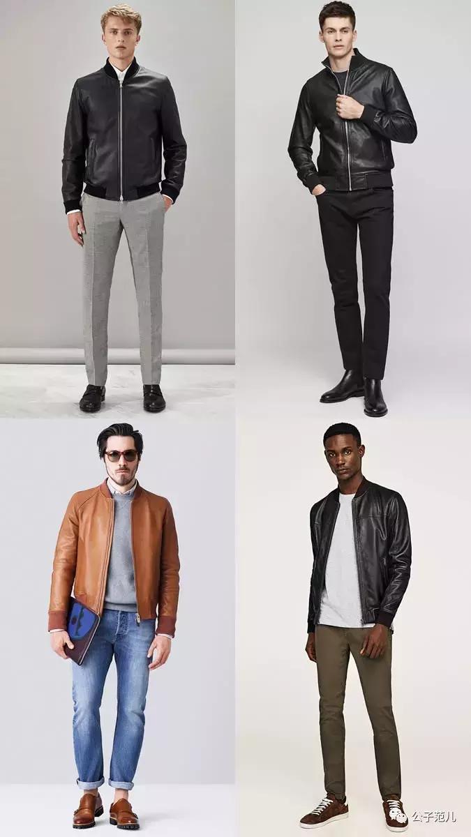 皮夹克机车风,肌肉男机车皮夹克