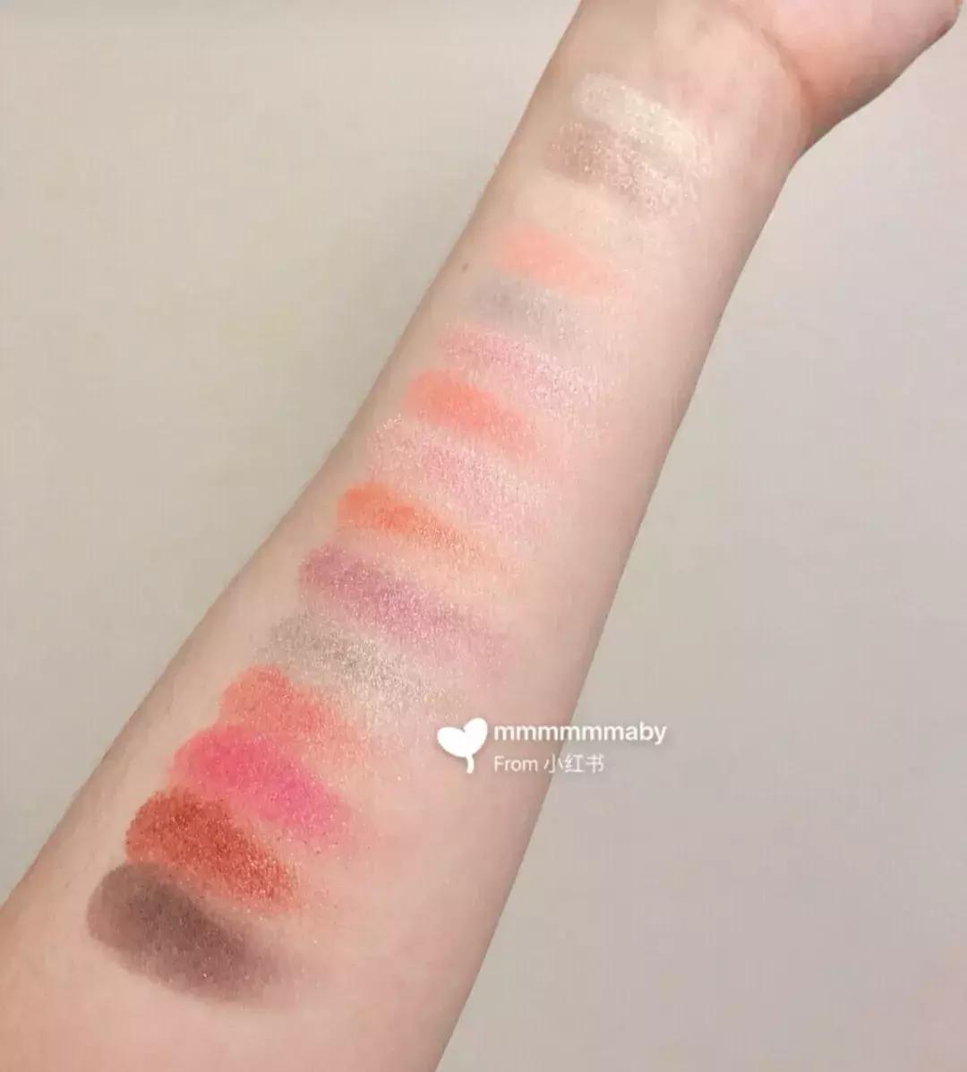 四色仙气紫色眼影盘,novo液体眼影试色好闪亮仙气十足