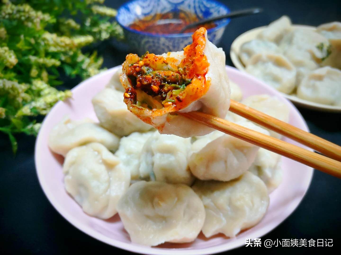 荠荠菜调饺子馅容易干怎么办?加入一些它,细嫩爽口,味道翻几倍