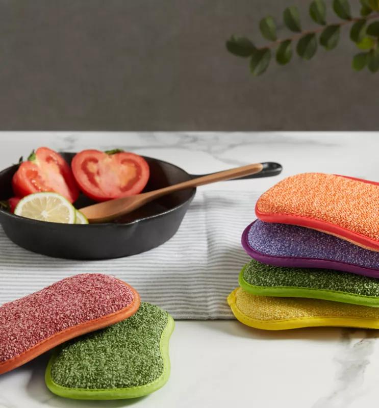 吸油不沾油干湿两用洗碗布加厚,洗碗不沾油清洁布