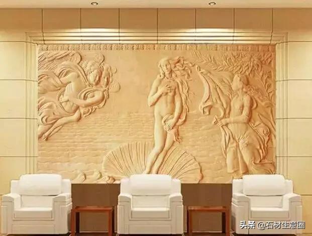砂岩浮雕背景墙,莱州砂岩浮雕背景墙