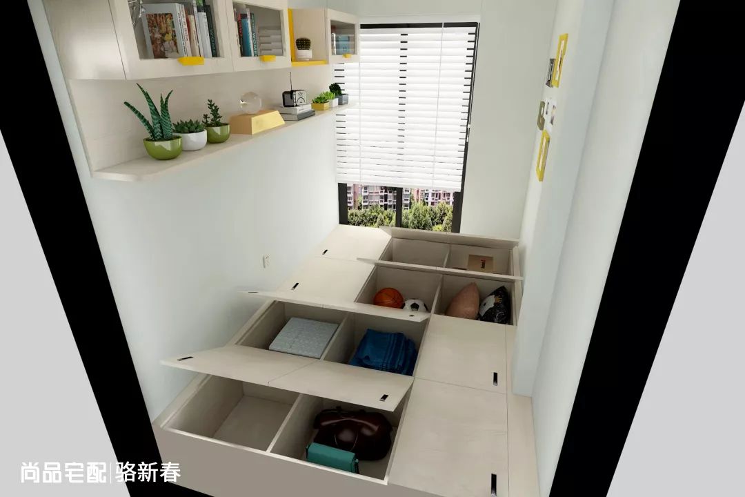 小房间榻榻米带吧台,小户型榻榻米上床下柜一体