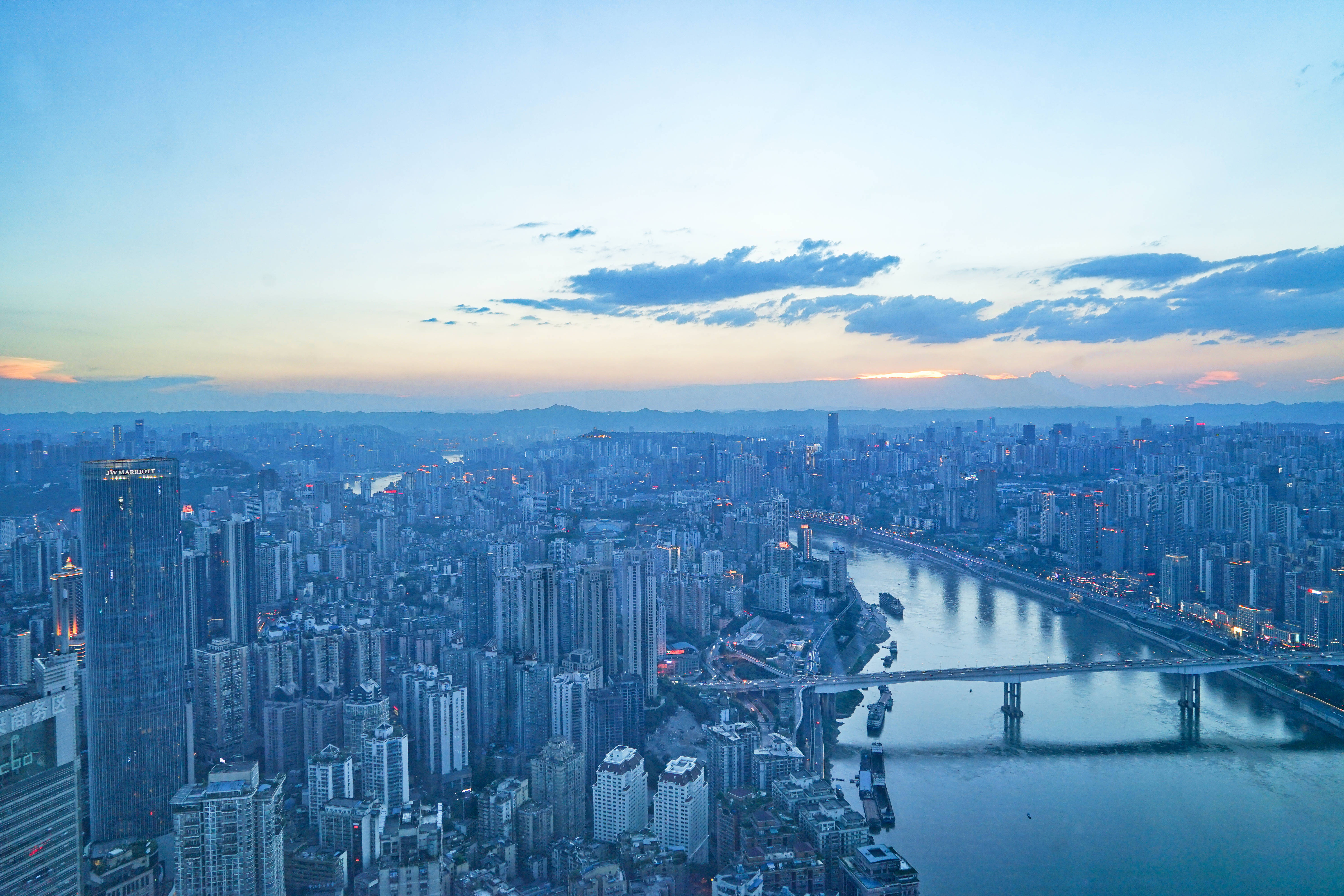 重庆白天风景,重庆曼哈顿震撼天际线