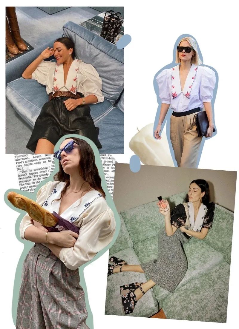 上衣显瘦百搭泡泡袖,洋气显瘦泡泡袖