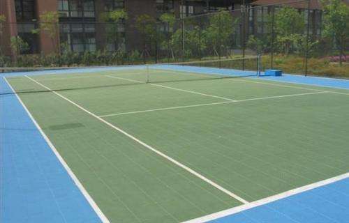 室内木地板网球场地面材料,网球场最适合的地面材料