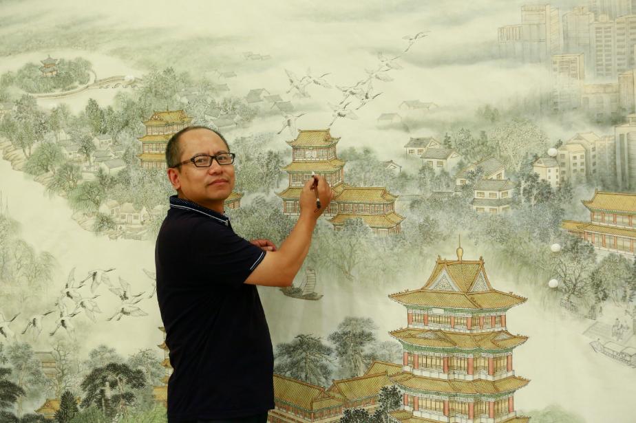 《大运沧州盛景图》主题长卷创作记（附高清大图）