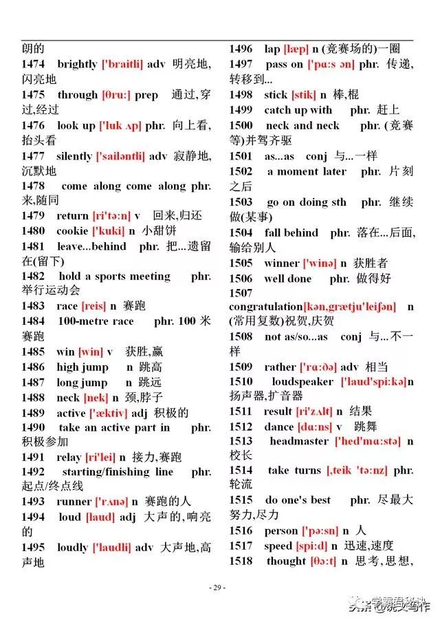 六年级英语下册陕旅版单词表音标,初中英语单词大全10000个