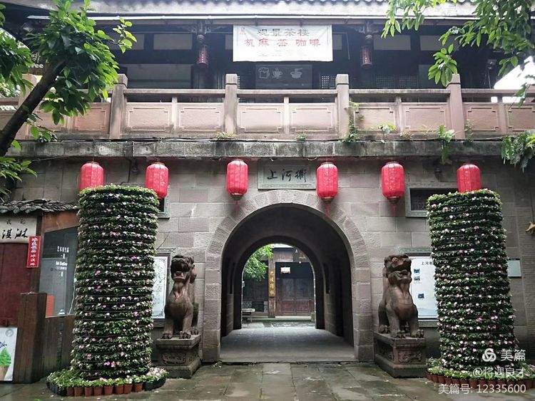 成都古镇黄龙溪,成都天府新区春季黄龙溪古镇