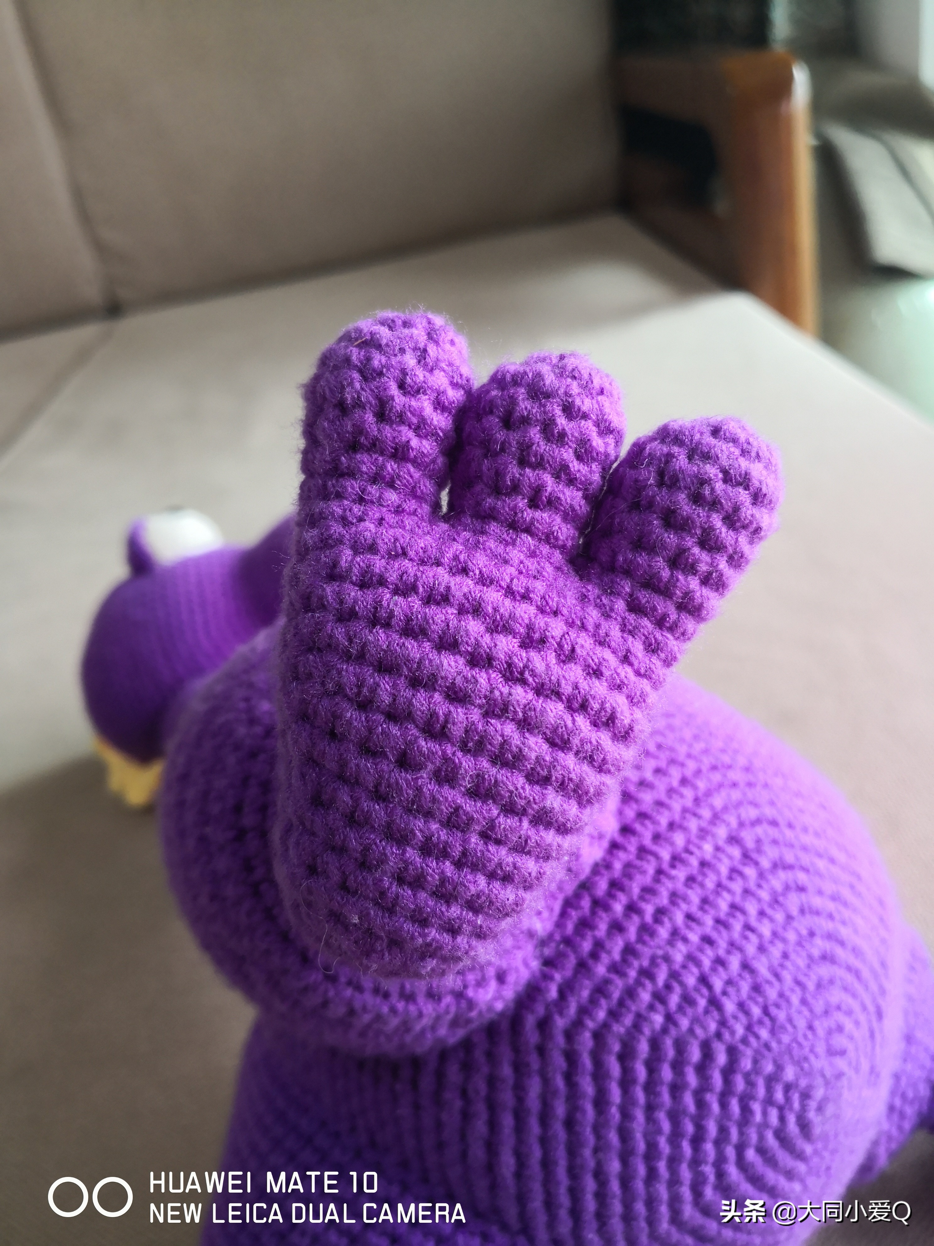 8-1儿童节分享一款钩针编织的毛线恐龙,有详细文字和视频教程哦