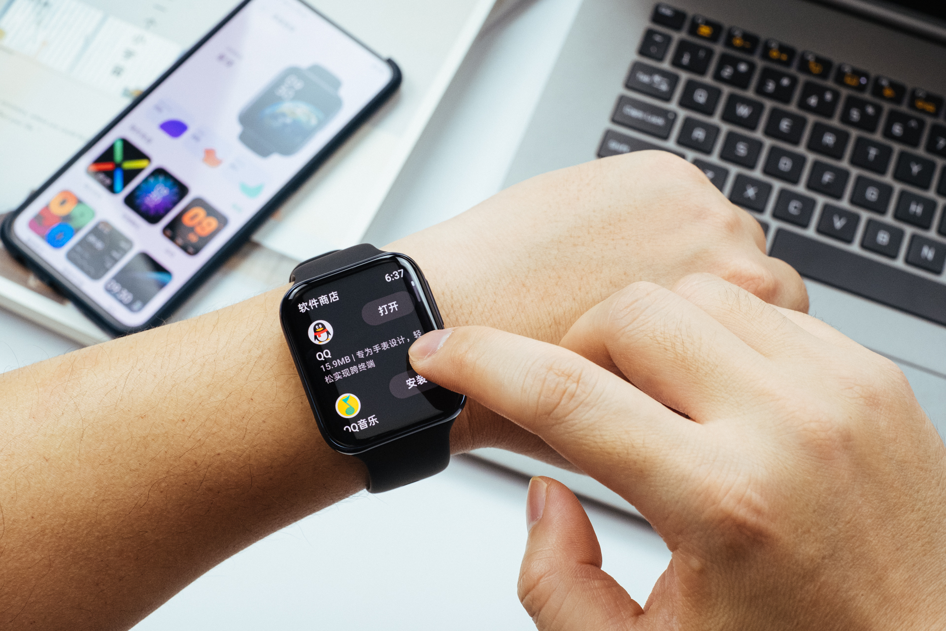 完善智能生态oppowatch体验,oppowatch上手体验美得不可方物