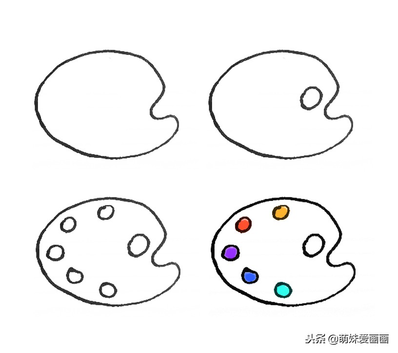 儿童简笔画文具素材大全｜4步画出常见的文具，值得收藏