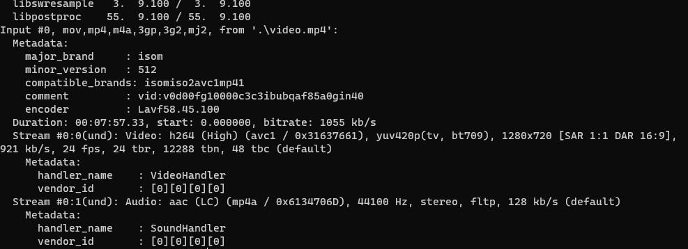 音视频命令转换工具-FFmpeg