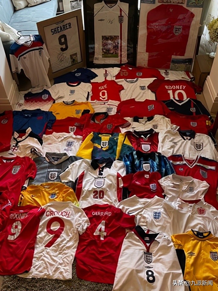 经典英格兰足球球衣,英格兰长袖足球球衣