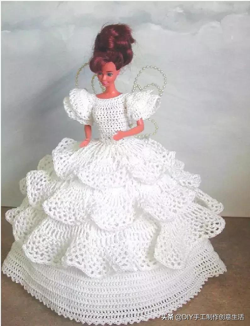 娃娃的衣服怎么钩简单,钩最简单的娃娃衣服教程