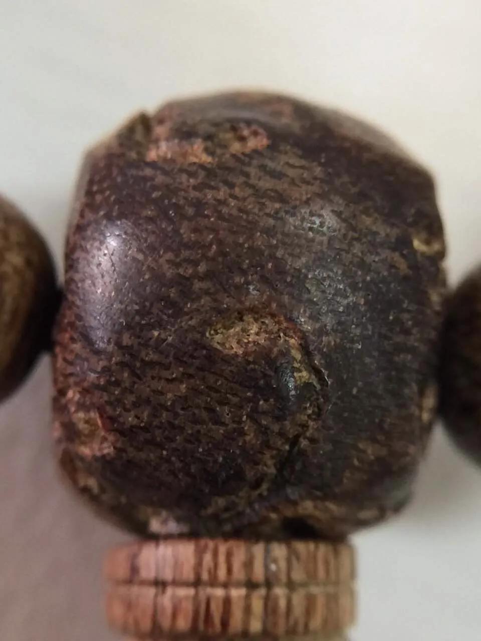 富森红土黄油桶形念珠