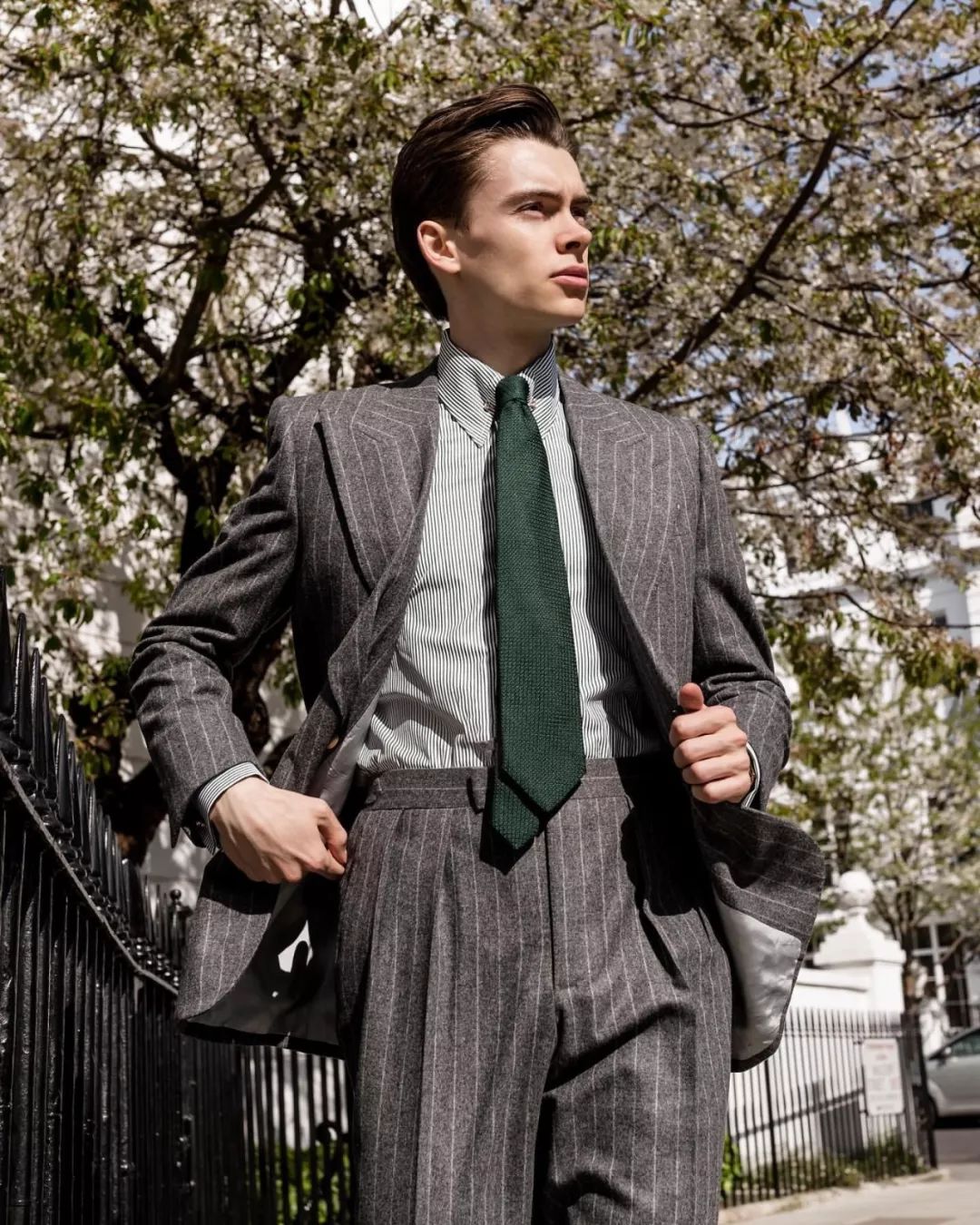 高级感法兰绒,法兰绒营造出属于绅士的冬日感性