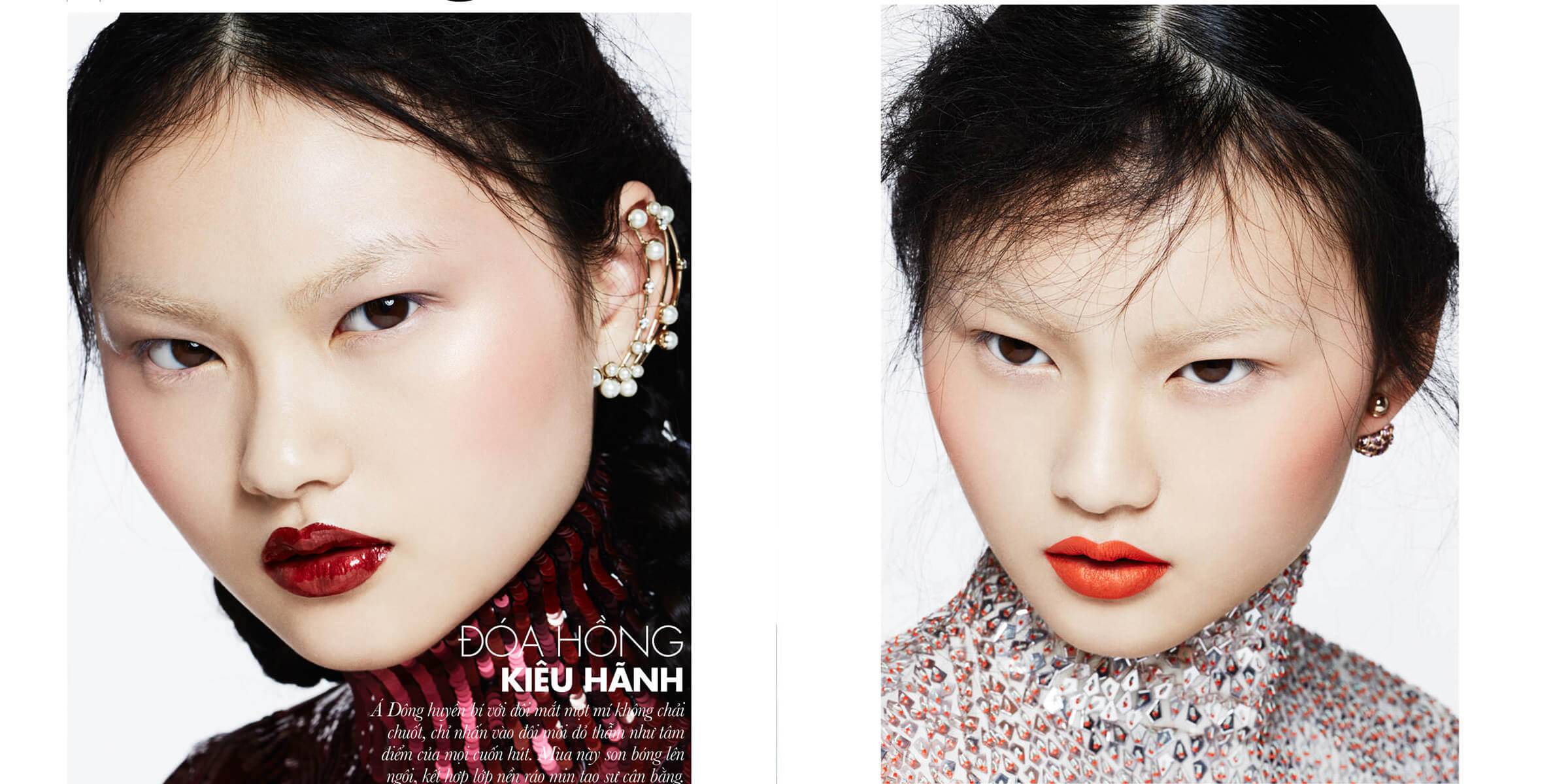 哑光妆容的魅力，在于提供漆黑的夜晚，展现色彩之美