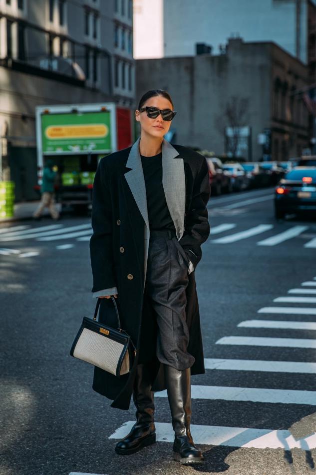 为什么你穿“黑色”的大衣显老气？原一是靴子，原二是内搭