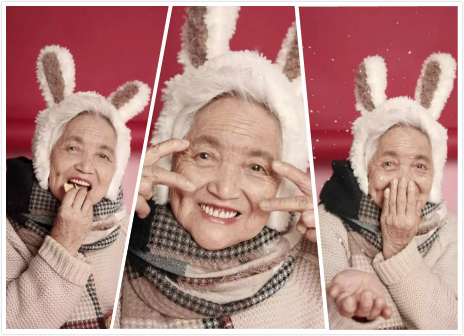 87年外婆写真,87岁外婆拍照