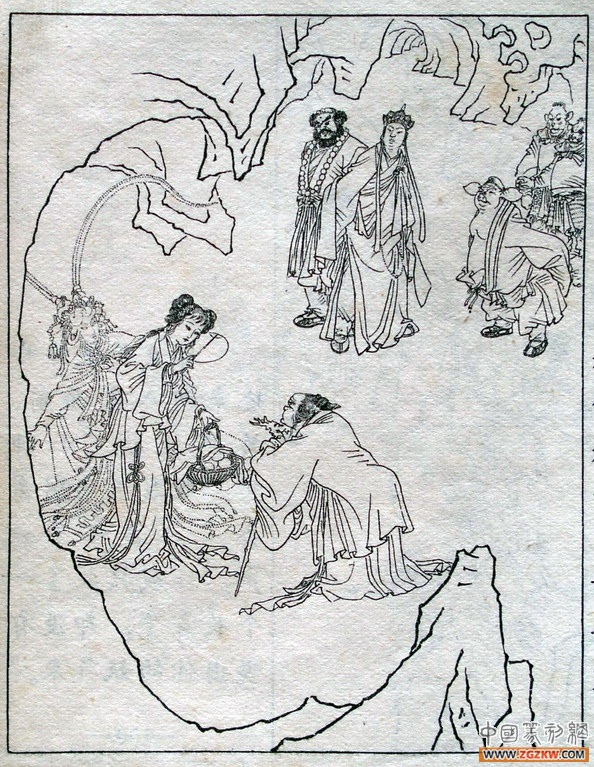 《西游记》之三打白骨精背景图,西游记三打白骨精文字版图文