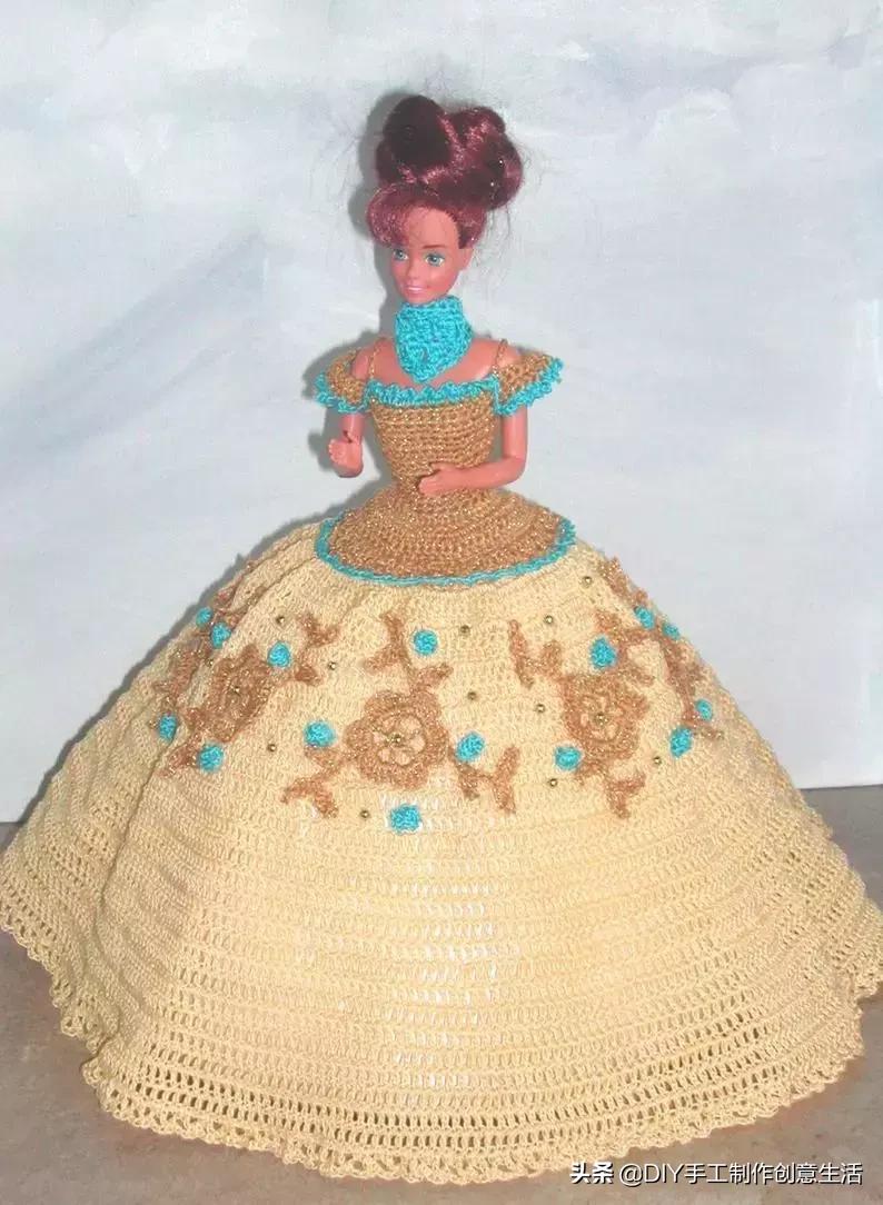 娃娃的衣服怎么钩简单,钩最简单的娃娃衣服教程