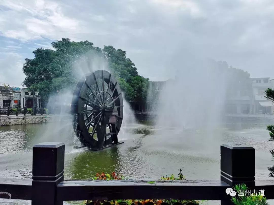 千年古村平阳县鸣山村古城夜景,平阳昆阳鸣山古村落