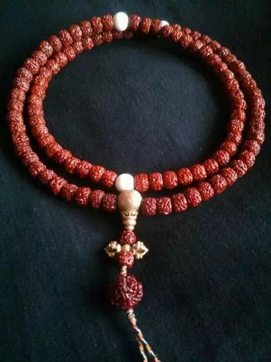 藏式龙鳞纹小金刚包浆,藏式小金刚108颗包浆