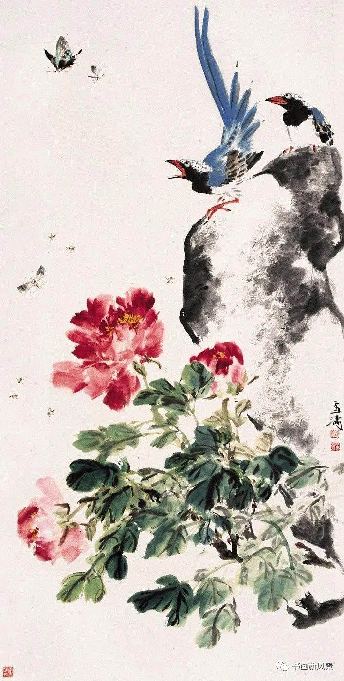 王雪涛画戴胜鸟,王雪涛画的小鸟图片