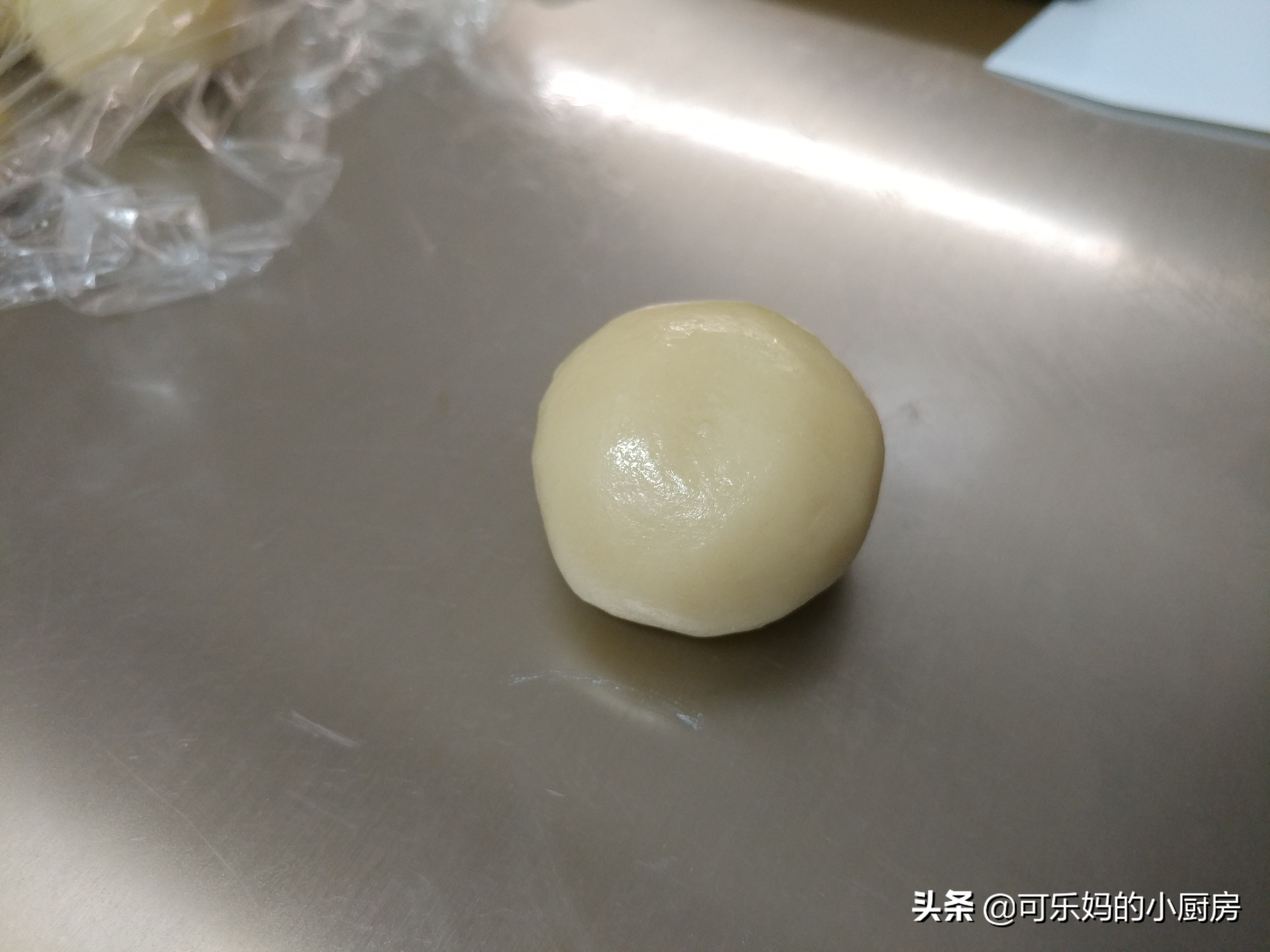 酥皮绿豆饼小吃,蛋挞皮酥皮绿豆饼