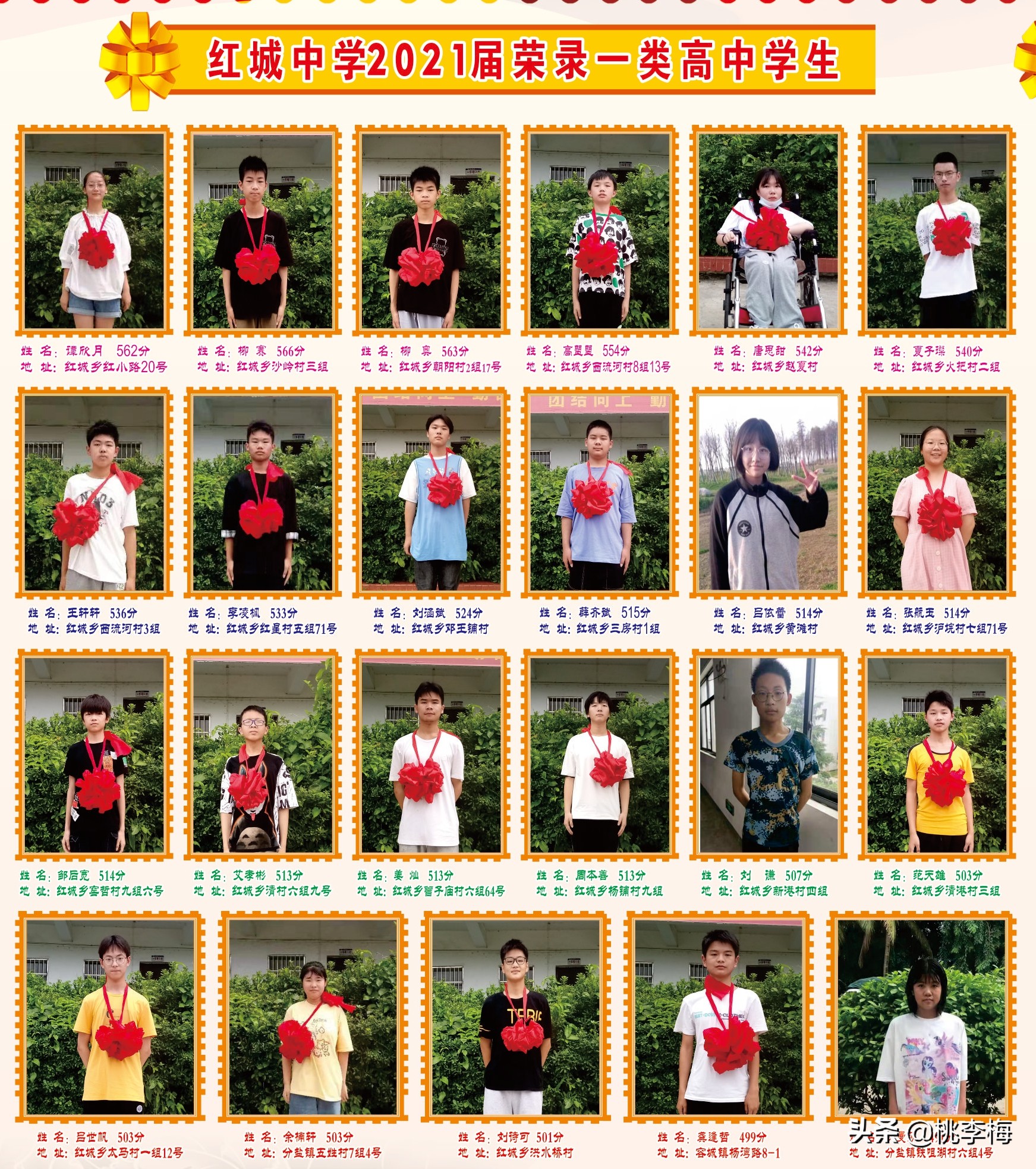 三年勤耕读一朝传捷报——红城中学中考喜报