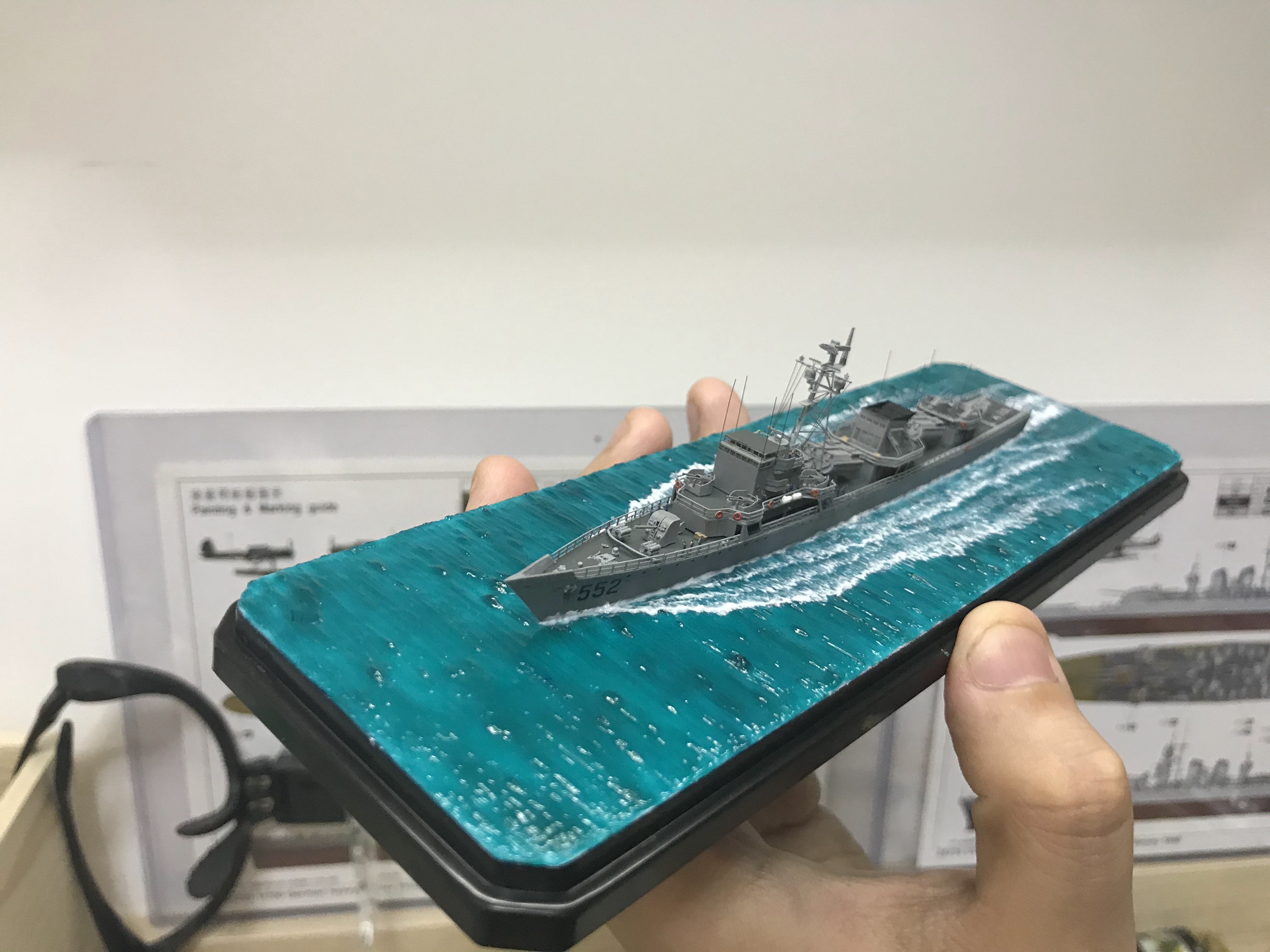 「手工船模」1/700宜宾号导弹护卫舰制作小记