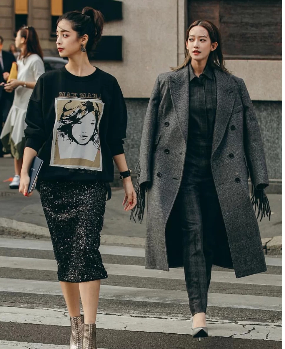 穿搭韩国小姐姐日常穿搭look,来看看韩国小姐姐穿搭