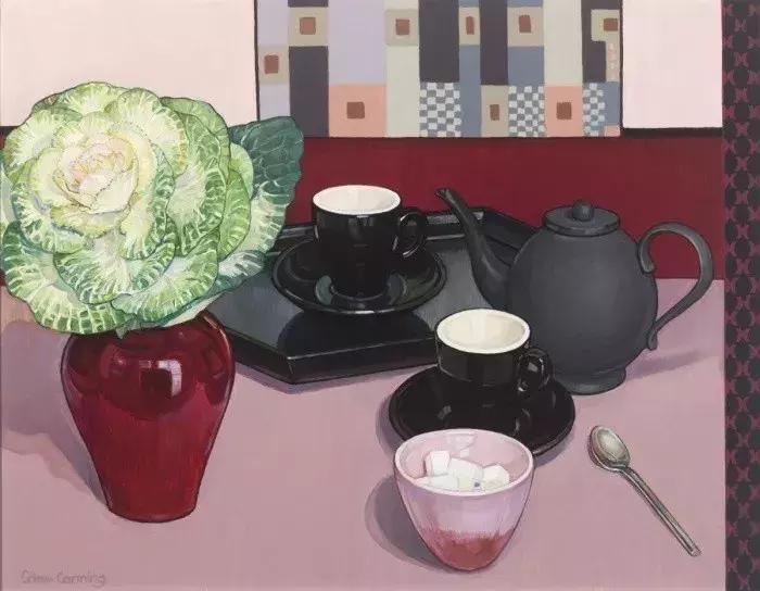 她72岁，画了50多年的画，花儿在她笔下都有了个性