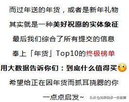 回家过年你们都买了什么,今年过年大家都准备买啥了