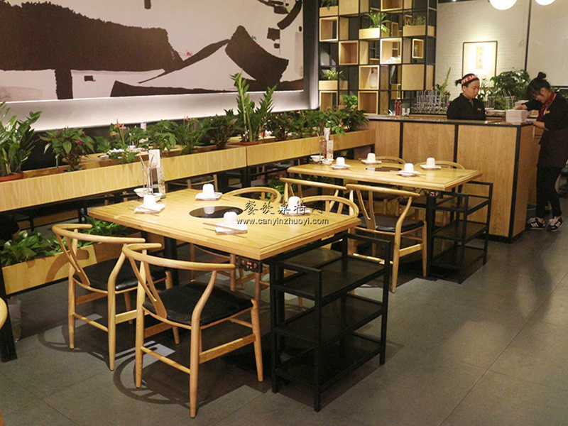 时尚火锅店装修卧室,火锅店家具设计效果图