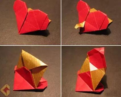 旺仔小泡芙幼儿折纸手工创意diy,折纸手工8-10岁简单的飞镖正方形