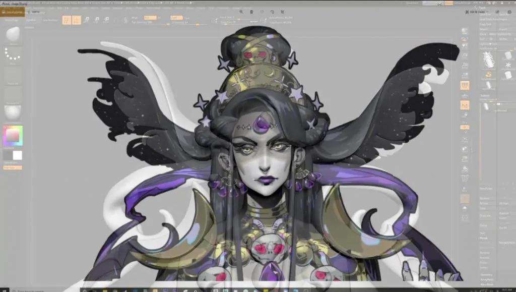 supergiant画师,游戏人物3d建模怎么做